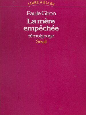 cover image of La Mère empêchée